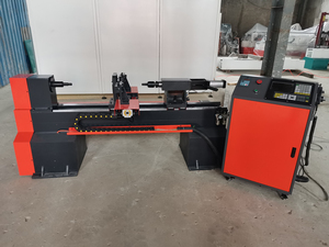 Goede Kwaliteit Cnc Hout Draaibank <span class=keywords><strong>Machine</strong></span> Ca1020 Automatische Voeding Hout Draaiende Draaibank Met Schuurapparaat - Product Image 2