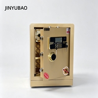 Caja Fuerte Digital Electrónica JYB Khazna de 60 cm, Acero Resistente, Teclado Numérico, Doble Llave, Gabinete de Seguridad para Hogar y Oficina