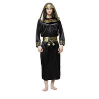 Costume de Fête Carnaval Thème Pharaon Égyptien Ancien Roi du Nil pour Homme en Matière PET, Taille Personnalisée, Impression Numérique
