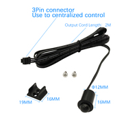Interrupteur de détection de mouvement infrarouge PIR U12 à commande centralisée 12V 24V pour détection de présence humaine, remplacement facile