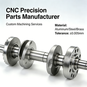 EM Custom Precision CNC <b>Machining</b> <b>Services</b> Manufacturer OEM Crankshaft Automatic Filming New Engine Parts L- and R-V6 Parts - Product Image 1