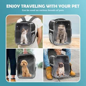 Mochila para gatos, mochila para perros y gatos, cápsula espacial de burbujas, bolsa para gatos, transpirable y adecuada, mochilas para mascotas <span class=keywords><strong>Panorama</strong></span> - Product Image 5