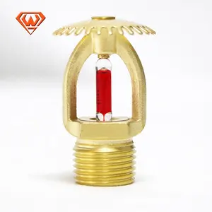Model tegak standar terjangkau 68 derajat kepala Sprinkler api dunia Sprinkler untuk peralatan pemadam kebakaran