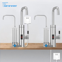 Robinet d'eau chaude sans réservoir robinet de chauffe-eau électrique instantané robinet de chauffage rapide avec filtre purificateur d'eau propre