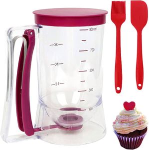 Distributeur de pâte à cupcakes et crêpes en plastique de haute qualité avec fonction de mesure - Product Image 1