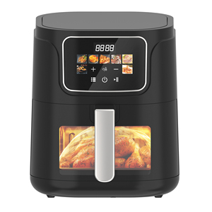 Nouveautés OEM Friteuse à air numérique intelligente sans huile avec écran tactile personnalisable 5L 6L 7L 8L en acier inoxydable - Product Image 1