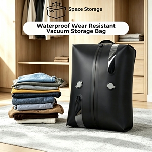 Bolsa de Almacenamiento al Vacío Multifuncional Impermeable de TPU con Cierre de Cremallera, Organizador de <span class=keywords><strong>Ropa</strong></span> de Viaje para Equipaje, Venta al Por Mayor - Product Image 1