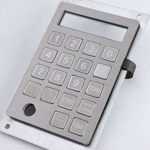 18 phím số Kim Loại Tùy chỉnh-thực hiện bàn phím không thấm nước với chữ nổi - Product Image 4