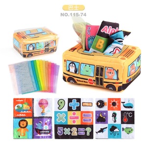 Juguete sensorial de Desarrollo Infantil arrugado de alto contraste de peluche suave caja de pañuelos para <span class=keywords><strong>bebés</strong></span> <span class=keywords><strong>juguetes</strong></span> Montessori para <span class=keywords><strong>bebés</strong></span> de <span class=keywords><strong>6</strong></span> a 12 <span class=keywords><strong>meses</strong></span> - Product Image 5