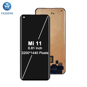 Écran LCD tactile avec lecteur d'empreintes digitales pour Xiaomi Mi 11 5G, pièces de rechange pour écran LCD Xiaomi Mi11 - Product Image 2