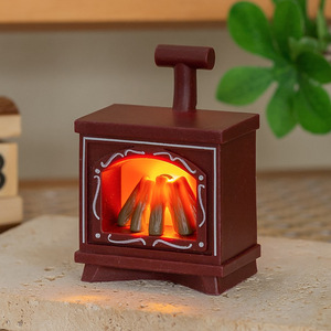 Decoración Navideña, Lámpara de Mesa Portátil con Simulación de Chimenea, Luz LED Retro con Llama de Carbón, para Decoración del Hogar en Días Festivos - Product Image 4