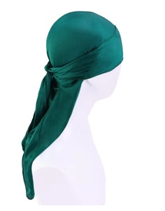 Conjunto de Diadema y Durag de Satén Sedoso Unisex - Accesorios para el Cabello con Logotipo Personalizado para Viajes, Deportes y Fiestas, Uso en las Cuatro Estaciones - Product Image 4