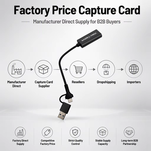 Adaptateur de capture vidéo audio USB 3.0 Type C compatible PS4/Xbox/<span class=keywords><strong>PC</strong></span>/Mac, enregistrement et diffusion en direct HD 1080p, carte HDTV - Product Image 3