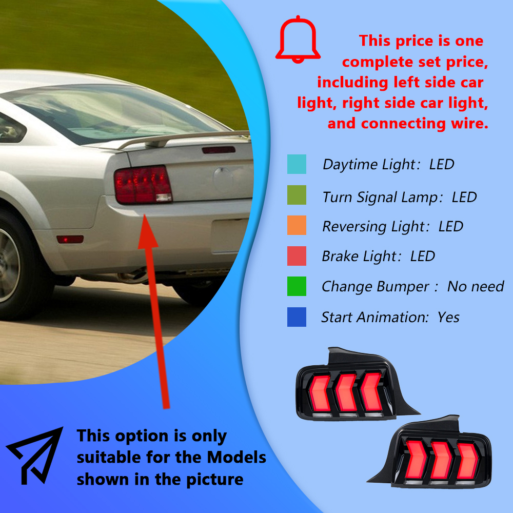 Juego de luces traseras