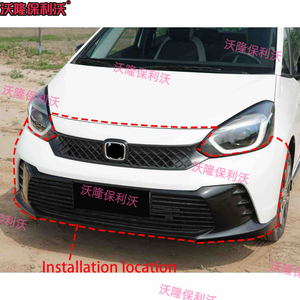 ชุดแต่งกันชนหน้าสไตล์สปอร์ตโปร สำหรับ Honda Fit/<span class=keywords><strong>Jazz</strong></span> ปี <span class=keywords><strong>2021</strong></span> 2022 2023 2024 2025 อุปกรณ์ตกแต่งภายนอกรถยนต์ - Product Image 5
