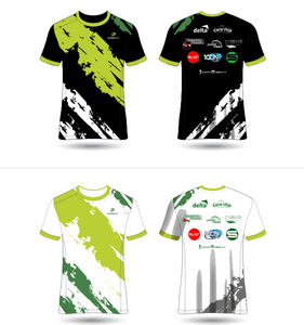 Livraison rapide, design personnalisé, t-shirt en maille 100% polyester, sublimation, séchage rapide, t-shirt de course à pied à manches courtes pour hommes, marathon 5k - Product Image 2