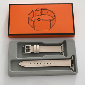 Correa de reloj para <span class=keywords><strong>Apple</strong></span> <span class=keywords><strong>Watch</strong></span> Ultra Series 10 9 8 7 <span class=keywords><strong>6</strong></span> 5 4 Pulsera de cuero genuino para Iwatch 40mm 41mm 42mm 45mm 49mm - Product Image 1