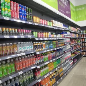 مصنع حقيقي <span class=keywords><strong>5</strong></span> طبقات من الفولاذ الخفيف ذو الوجهين المطلي بالمسحوق رف التجاري تصميم الجندول - Product Image 3