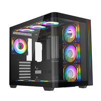 AntarcChill Factory Customized ATX ITX M-ATX Mid Tower Computer Case Desktop Cabinet Cpu Case Gaming Pc Case for Computer
