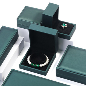 Manufacturer Custom Logo Eco-friendly PU Leather Luxury Jewelry Set Box Pendants Bracelets <b>Rings</b> Bangles Buckle Closure - Product Image 5