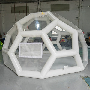 Tente gonflable hermétique d'hôtel de camping à bulles en forme de football pour l'extérieur, tente gonflable <span class=keywords><strong>Ubud</strong></span> Jungle Bubble Lodge - Product Image 3