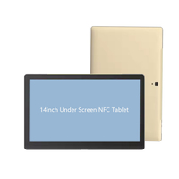 Tablette SoftPOS tactile 14 pouces avec NFC, 6 Go de RAM, tablette numérique de table Android 16 avec lecteur NFC frontal