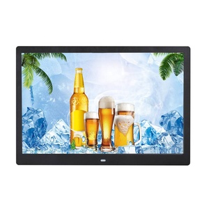 Khung ảnh kỹ thuật số 15 inch treo tường khung ảnh kỹ thuật số đa chức năng video máy nghe nhạc quảng cáo chơi nhạc + Video + hình ảnh - Product Image 1