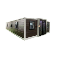 Maisons modulaires préfabriquées haut de gamme et très vendues, avec un design d'extension à double aile.