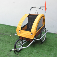 Vélo à trois canaux pour enfants, poussette à 3 roues pour chiens et enfants