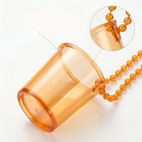 Verres à shot en plastique transparent à perles connectées pour fêtes, enterrements de vie de garçon et Saint-Patrick