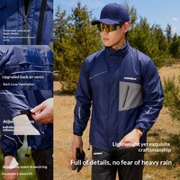 Imperméable de moto et de cyclisme pour garçons Blue Lion 2026, nouveau, léger, imperméable IPX4, en nylon 190T, livraison séparée détachable