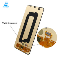 LCD Touch Digitizer untuk Samsung Galaxy A30s A307 dengan Bingkai Baru Asli OLED LCD Perakitan Pengganti Layar Ponsel Pantalla