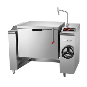 Tilting <b>Soup</b> <b>Kettle</b> Electric Stainless Steel 15-30 kW Flip Top Lid Commercial Cooking Equipment - Product Image 5