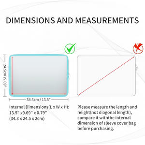 ซองใส่แล็ปท็อปทำจากนีโอพรีนน้ำหนักเบากันน้ำขนาด14นิ้วพร้อมกระเป๋าอุปกรณ์เสริมสำหรับ <span class=keywords><strong>Chromebook</strong></span> - Product Image 4