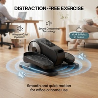 Mini Elliptique Magnétique en Acier de Haute Qualité pour Usage Domestique, Appareil Portable d'Entraînement des Jambes et d'Exercice Croisé, Écologique et Durable
