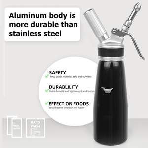 New <b>Style</b> Functional Eco-Friendly Aluminium for <b>Cream</b> Chargers Dispenser Whipper for <b>Cream</b> Maker Dessert Tools Trend - Product Image 5