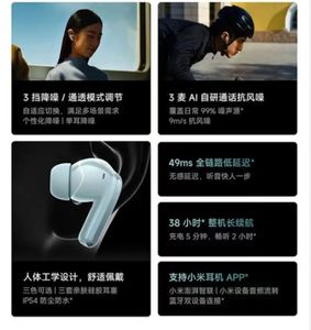 Nuevos <span class=keywords><strong>auriculares</strong></span> <span class=keywords><strong>Xiaomi</strong></span> <span class=keywords><strong>Redmi</strong></span> <span class=keywords><strong>Buds</strong></span> 5pro con cancelación de ruido inalámbricos verdaderos BT5.<span class=keywords><strong>3</strong></span> <span class=keywords><strong>auriculares</strong></span> universales internos de latencia ultrabaja de 49ms - Product Image 6