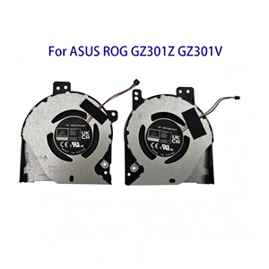 พัดลมระบายความร้อนโน้ตบุ๊คสำหรับ <span class=keywords><strong>ASUS</strong></span> <span class=keywords><strong>ROG</strong></span> <span class=keywords><strong>flow</strong></span> <span class=keywords><strong>Z13</strong></span> GZ301 NR2201ZA GZ301VV 13NR07X0T02011 FPQ7 fpqd - Product Image 1