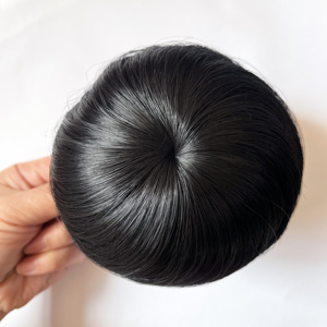 <span class=keywords><strong>Chignon</strong></span> synthétique lisse en fibre haute température à clipser pour femme, vente en gros - Product Image 3