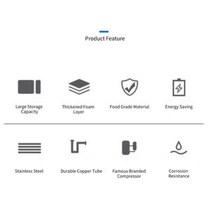 Refrigerador Comercial de Aço Inoxidável Arsenbo com Mesa de Trabalho Refrigerada e Armário para Saladas - Product Image 6