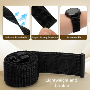 Correa de Reloj de Nailon de 22 mm de Ajuste Rápido para Garmin Fenix 5/Fenix <span class=keywords><strong>6</strong></span>/Fenix 7/Fenix 8 E 47mm/Fenix 7 Pro/<span class=keywords><strong>6</strong></span> Pro/5 <span class=keywords><strong>Plus</strong></span>/Approach S60/S62 - Product Image 5