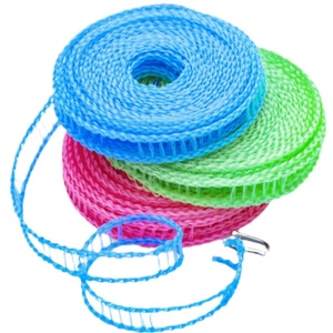 Épaissi, coupe-vent, voyage en plein air, pas besoin de perçage, <span class=keywords><strong>corde</strong></span> suspendue extensible de 5 m, <span class=keywords><strong>corde</strong></span> à linge antidérapante - Product Image 2