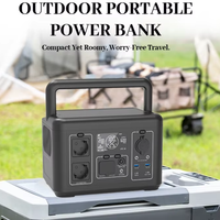 Station d'alimentation portable 2400W avec batterie LiFePO4, panneau solaire extérieur 100V 240V, charge sans fil, onde sinusoïdale pure