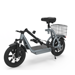 Scooter Eléctrico X12 Gris de 12 Pulgadas, Bicicleta de Reparto de Alimentos de Largo Alcance, Plegable, de Alta Velocidad, X12 - Product Image 4