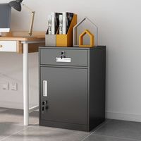 Coffre-fort de bureau commercial moderne en acier, ignifuge, avec serrure à combinaison et protection par mot de passe, tiroir de classement mobile
