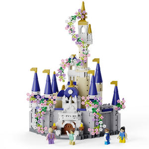 Ensemble <span class=keywords><strong>de</strong></span> blocs <span class=keywords><strong>de</strong></span> construction Château <span class=keywords><strong>de</strong></span> conte <span class=keywords><strong>de</strong></span> fées Princesse, jouet en plastique DIY <span class=keywords><strong>de</strong></span> grande difficulté, puzzle éducatif pour filles et enfants - Product Image 5