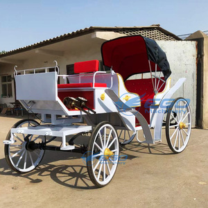 Carruaje Eléctrico para Paseos Turísticos, Vehículo con Caballos, Carruaje Victoria, Carruaje Real Eléctrico para Exteriores - Product Image 3