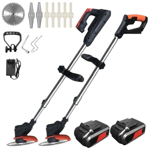 Cortadora de Césped Eléctrica Plegable de 12 V 21 V, Bajo Ruido, Corte Rápido Automático, Máquina Cortadora de Césped con Batería de Litio, Recortadora sin Escobillas - Product Image 1