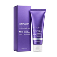 Dentifrice Menthe Vanille Violet Doux Nettoyage des Dents Haleine Fraîche Teinte Éclatante Doux Non Irritant Vente en Gros