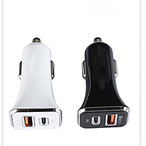 Envío rápido de la gota Tipo-c Qc3.0 Carga rápida Pd Flash Mini 20W Cargador de teléfono móvil para automóvil uno a dos - Product Image 5